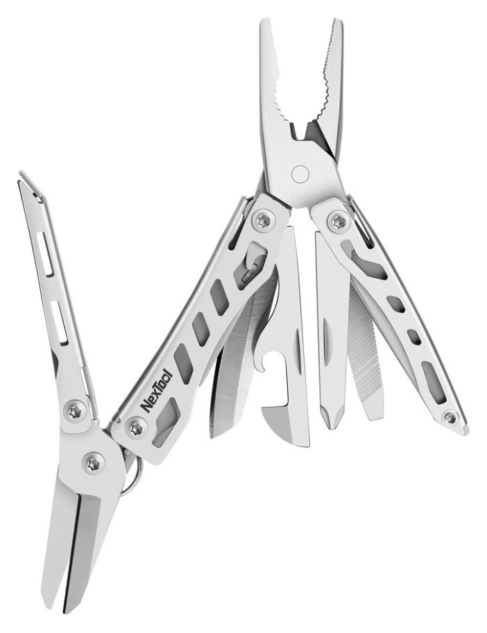 Мультитул NexTool Mini Flagship срібний, FNR_NE20178