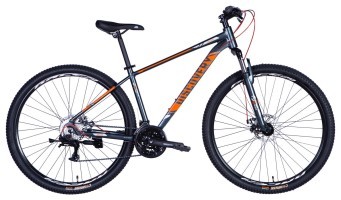 Велосипед AL 29" Discovery BASTION DD CS рама-17" сіро-помаранчевий 2025