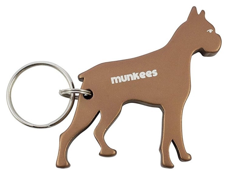 Munkees 3453 брелок-відкривачка Pug brown, 3453-BR
