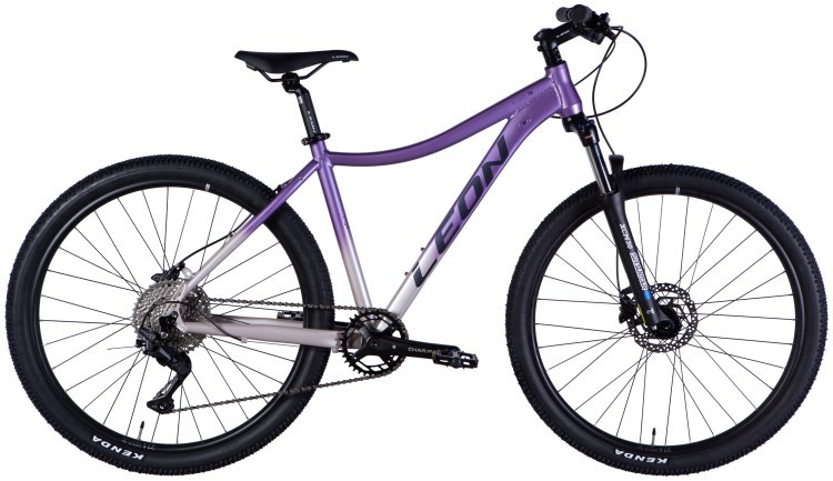 Велосипед AL 27,5" Leon XC LADY 75 HDD рама-18" бузковий зі сріблястим 2025, OPS-LN-27,5-017