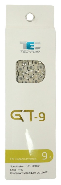 Ланцюг 9 116 лан. замок TEC GT-9  NP/NP BOX, CHA-397