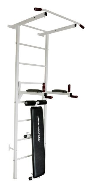 Шведська стінка Fitlogic FL01 / Біла / сталь, FL01