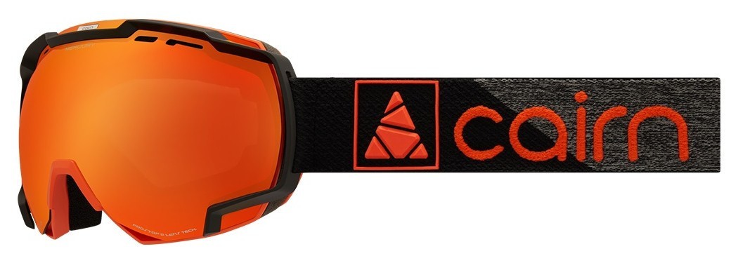 Cairn маска Mercury SPX3 mat black-fire black, 0580841-8302