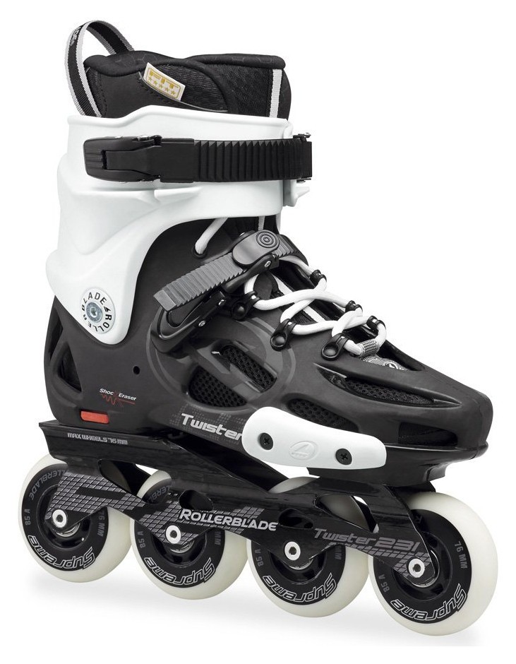 Роликовые коньки для взрослых Rollerblade TWISTER 231 36.5 (5US) 230мм Black/white (07621700 787), RCH_13016