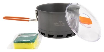 Котел с теплообменником TRAMP анодированный Fireberd, 2,2л
