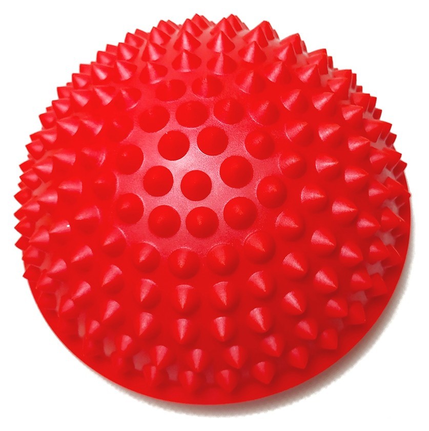 Полусфера массажная киндербол EasyFit 15 см жесткая красная, EFIT_EF-3002-R