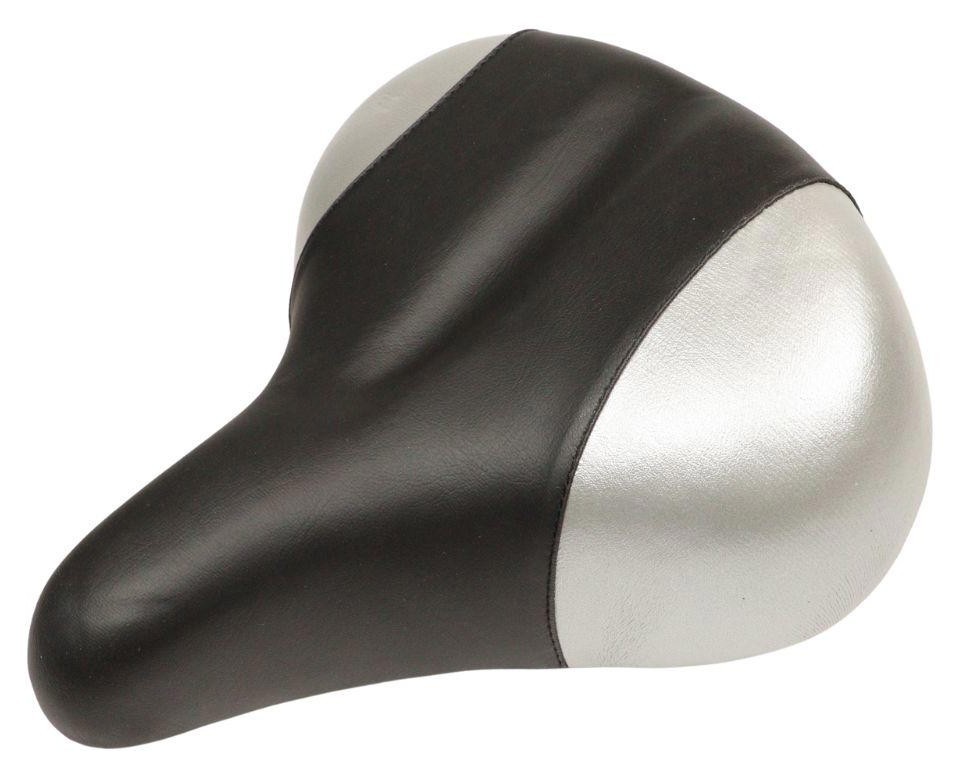 Седло с замком 265*230 мм AZ-0112 черный с серебристым, SAD-699