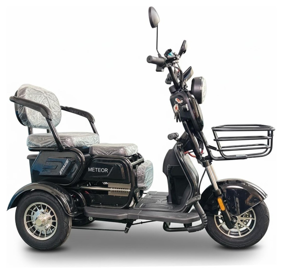 Електроскутер SPACE METEOR 8" 72B 1000Вт диск/диск літієва чорний 2026, ESC-098