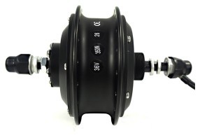 Мотор GP 36G27R редукторний 36В 350Вт, заднiй, 36H 12G пiд трещiтку