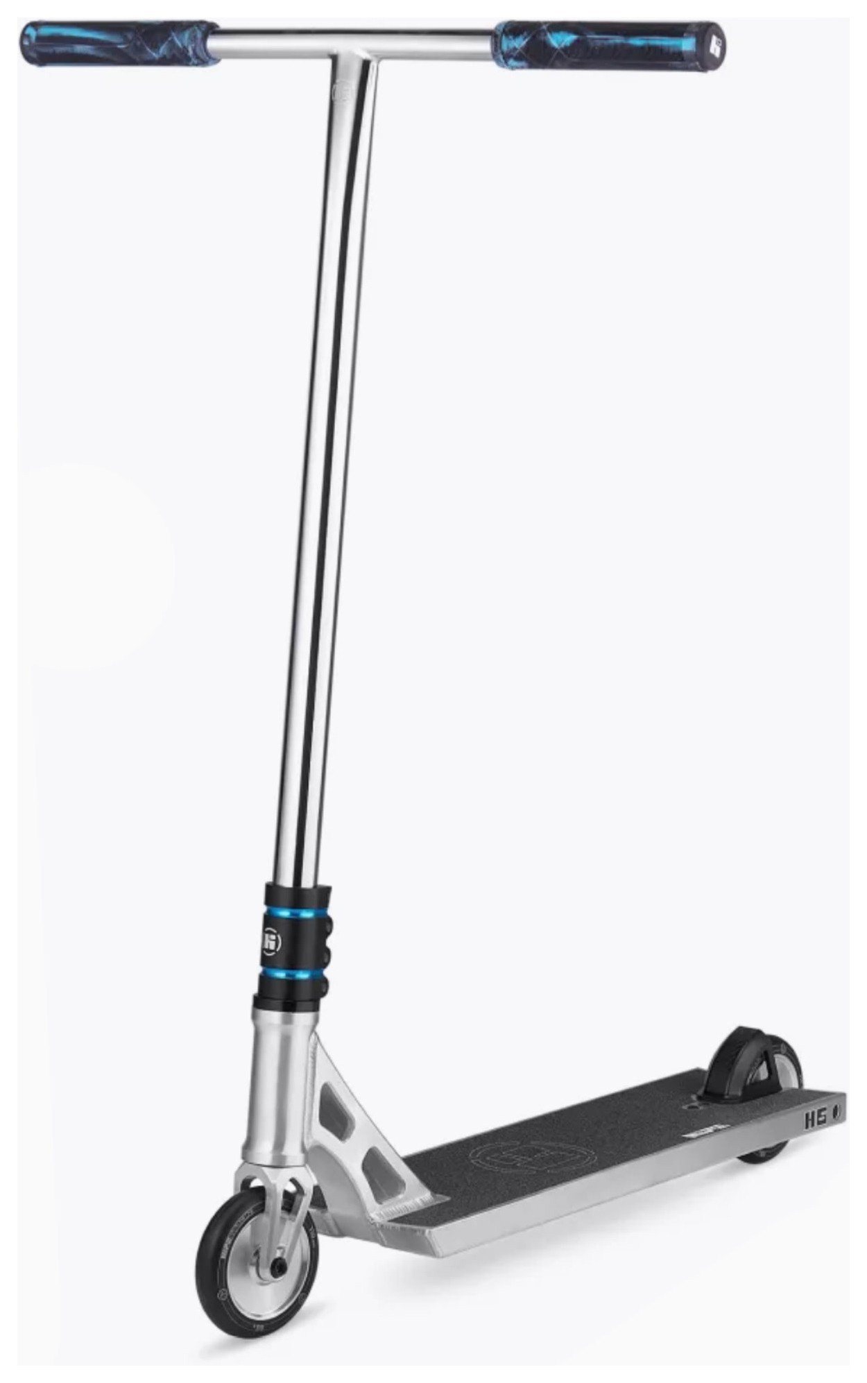 Самокат трюковий Hipe H6 Silver/Blue, 410609