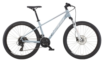 Велосипед KTM Penny LANE 272 27.5 " рама S/38, Блакитний (біло-кораловий), 2022