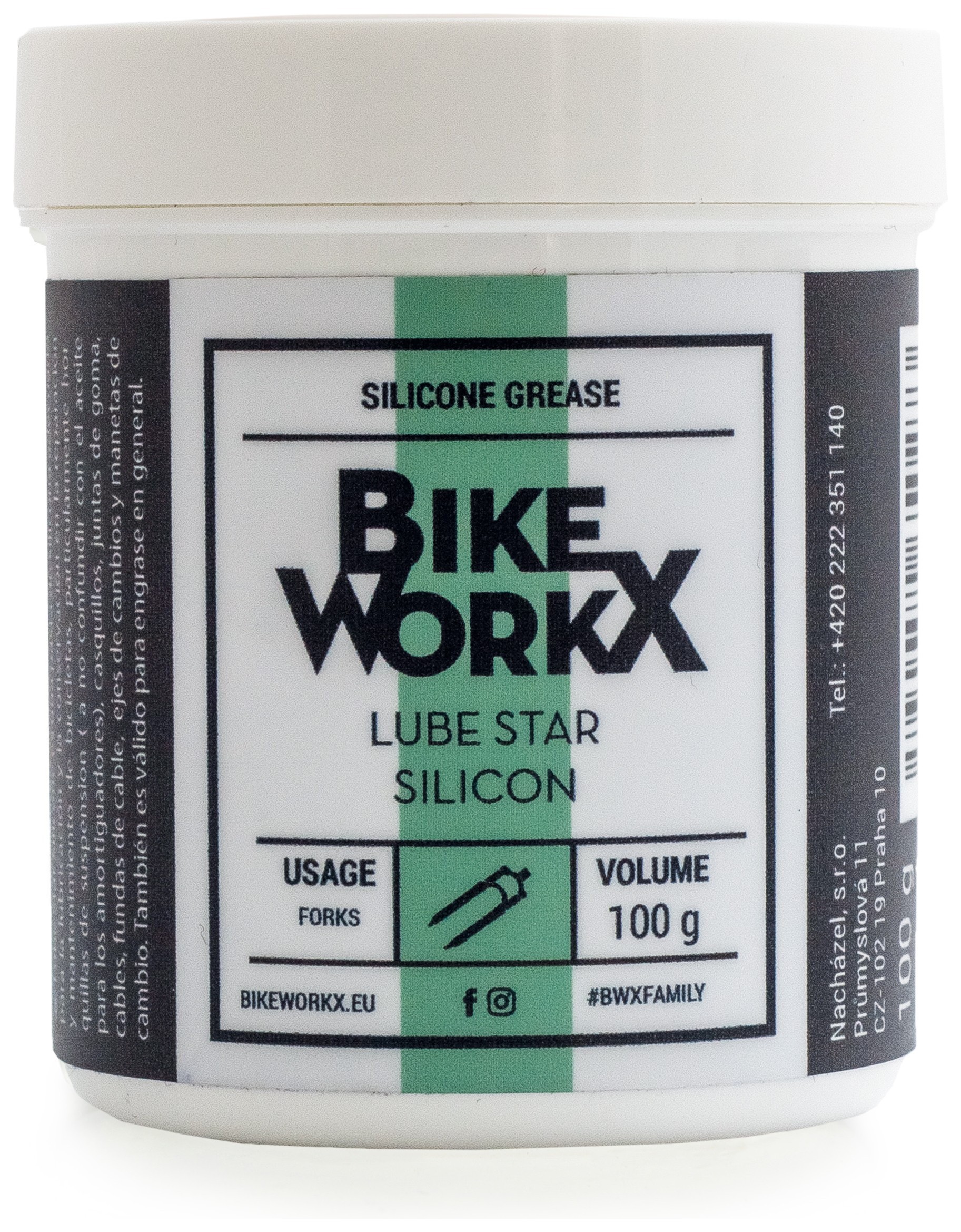 Густое масло BikeWorkX Lube Star Silicon банка 100 г., OBOD_SILICONE/100
