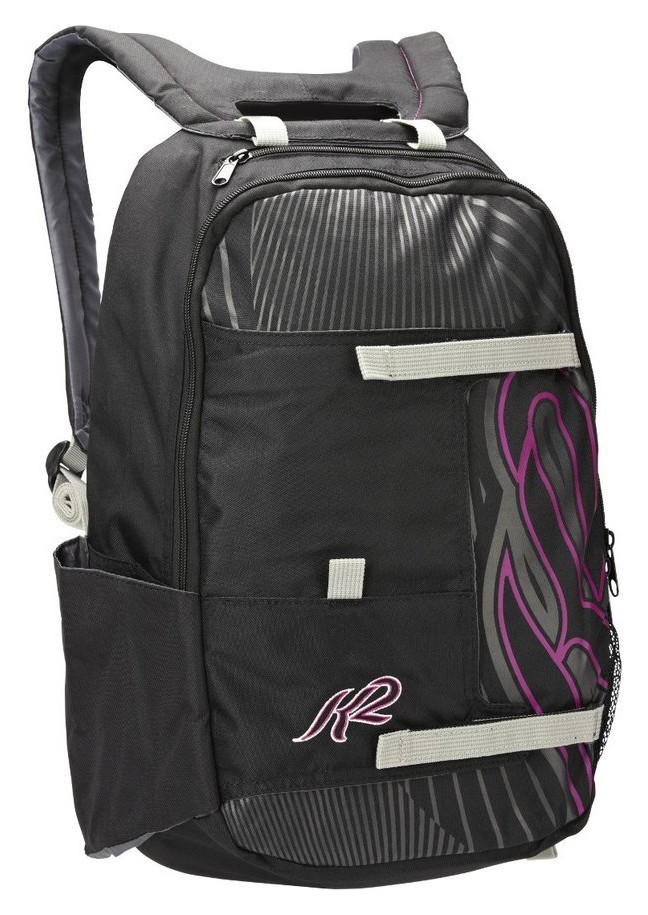 Рюкзак для роликовых коньков K2 Alliance Pack 20 L Black/grey/purple (3041400), RCH_15566