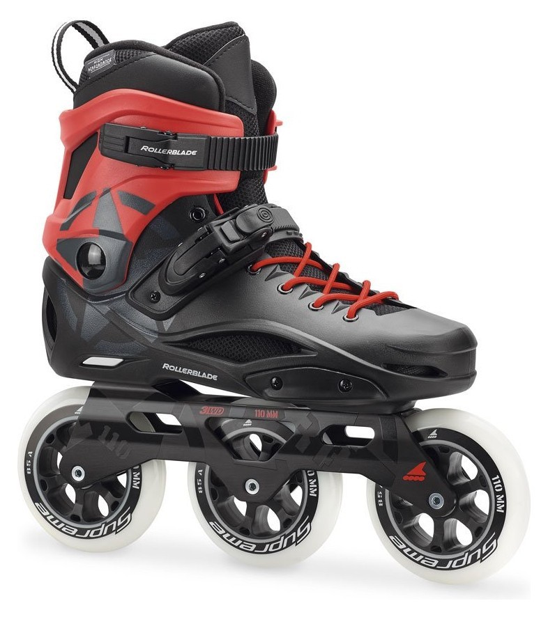 Роликовые коньки для взрослых Rollerblade RB 110 3WD 36.5 (5US) 230мм Black/red (07853400 741) O, RCH_11290