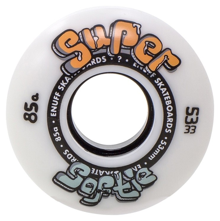 Колеса Enuff Super Softie 58 mm white, ENU540-WH