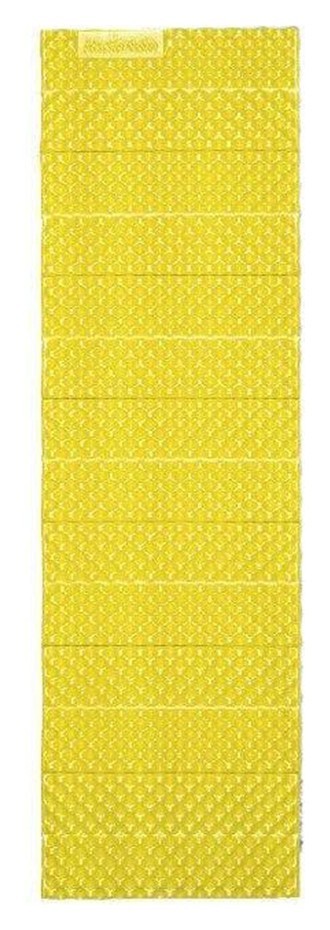 Килимок туристичний складаний одномісний IXPE Naturehike NH19QD008 з алюмінієвою плівкою, 185x56x1.8 см, жовтий для походів, FNR_6927595794395