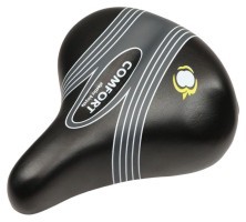 Седло с замком 250*230 мм усиленное AZ-0112 черно-серый с белым