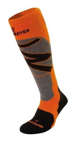 Носки Destroyer Ski / Snowboard Оранж / Сірий / Чорний, 38-40, 
