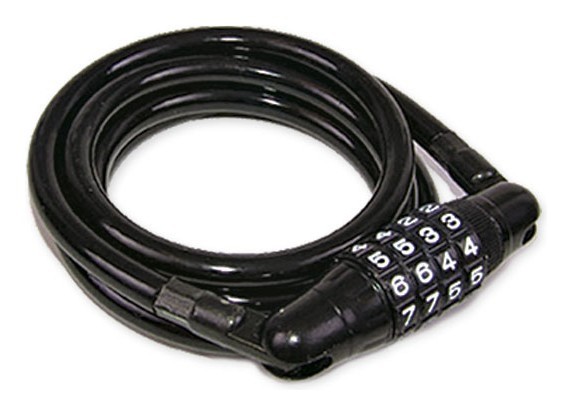 Замок для велосипеда тросовий Cycledesign Number Lock Black (CDLK0001), RCH_14301
