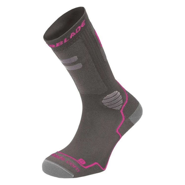 Шкарпетки Rollerblade High Performance для жінок dark grey-pink, 06A85100-500-L