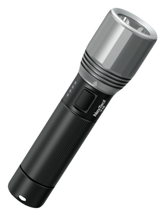 Фонарь ручной NexTool Flashlight T10, 2000 лм, алюминиевый корпус, FNR_NE20343