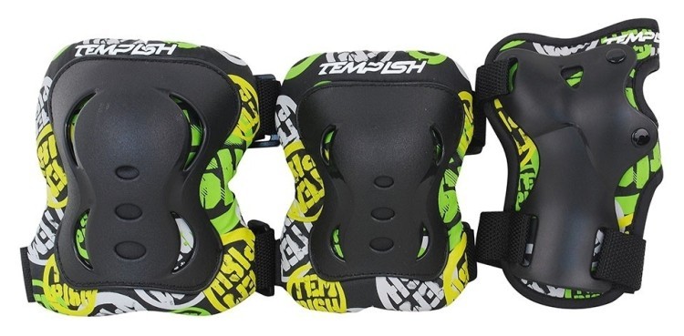 Защита (роликовые коньки) Tempish FID KIDS 3 пары. черный, 1020000004/black/S