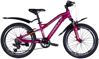 Велосипед AL 20" Formula BLACKWOOD Vbr FR рама-11" малиновий 2025