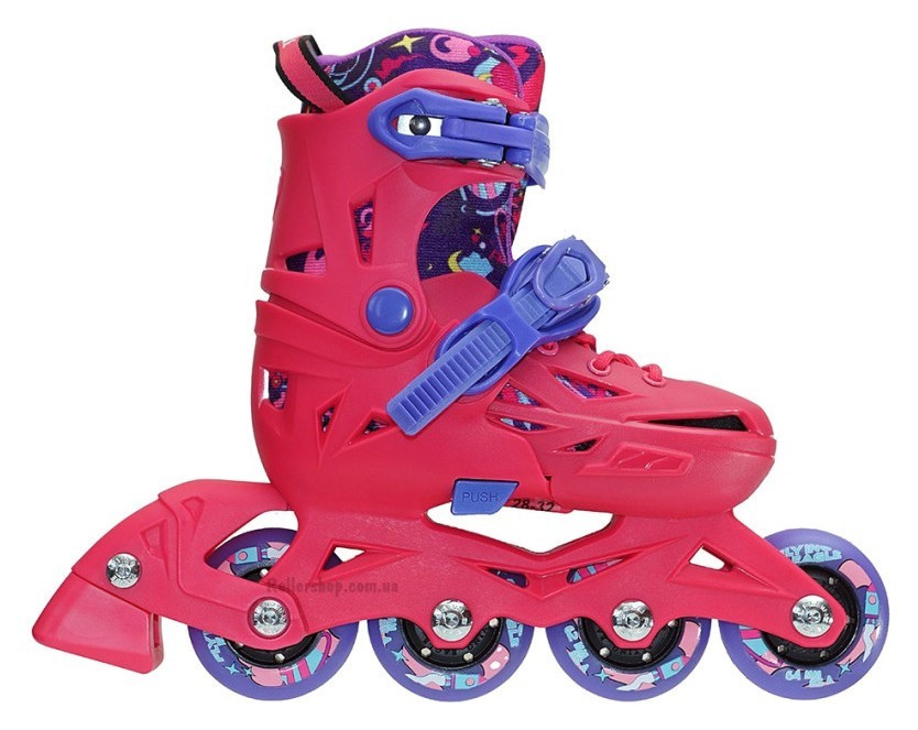 Дитячі розсувні ролики Flying Eagle Nacht рожеві, ROL_11950_1