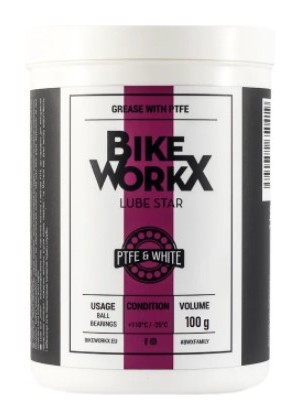 Густе Мастило BikeWorkX Lube Star White банка 1 кг., OBOD_LUBEW/1