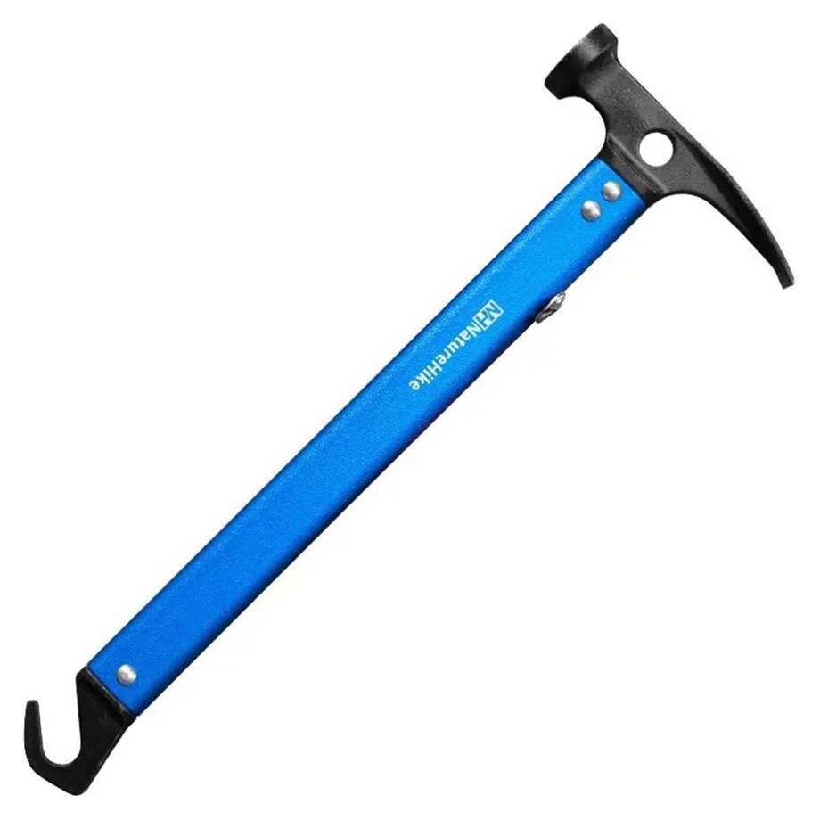 Молоток кемпінговий Naturehike NH15A010-I, алюміній, блакитний, FNR_6927595717813