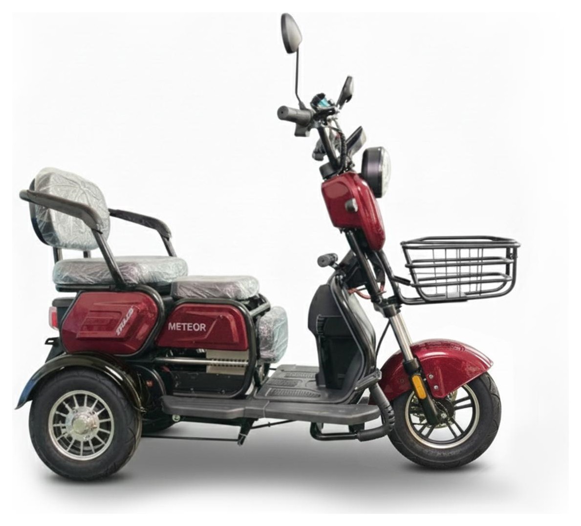 Електроскутер SPACE METEOR 8" 72B 1000Вт диск/диск літієва червоний 2026, ESC-100