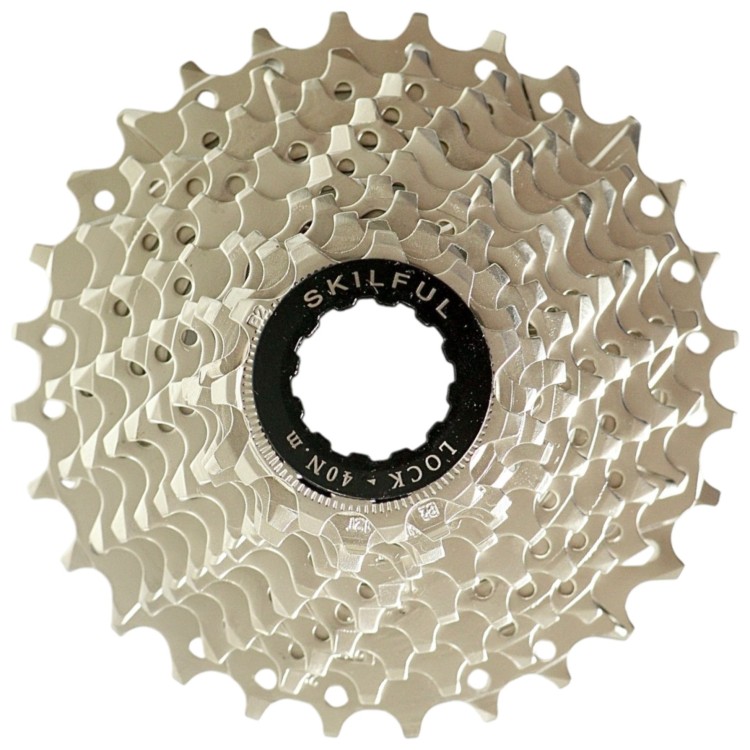 Касета 11 SkilFul CS-R650 11-28Т срiблястий нікельована, CAS-832