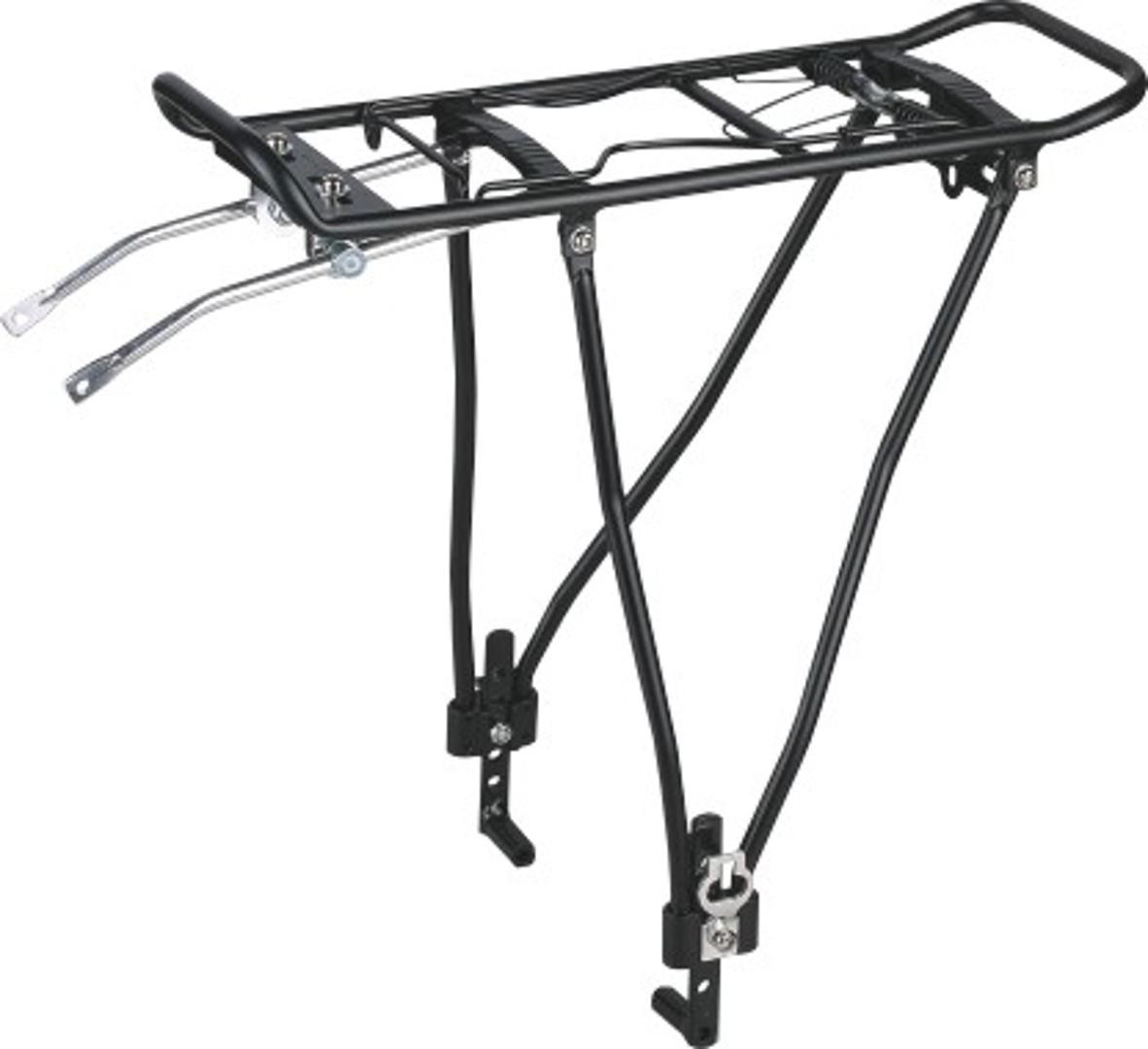 Багажник Алюминий 26-29" на перья трубч. KAIWEI KW-637-08-03 черный регулируемый крепеж, CAR-021