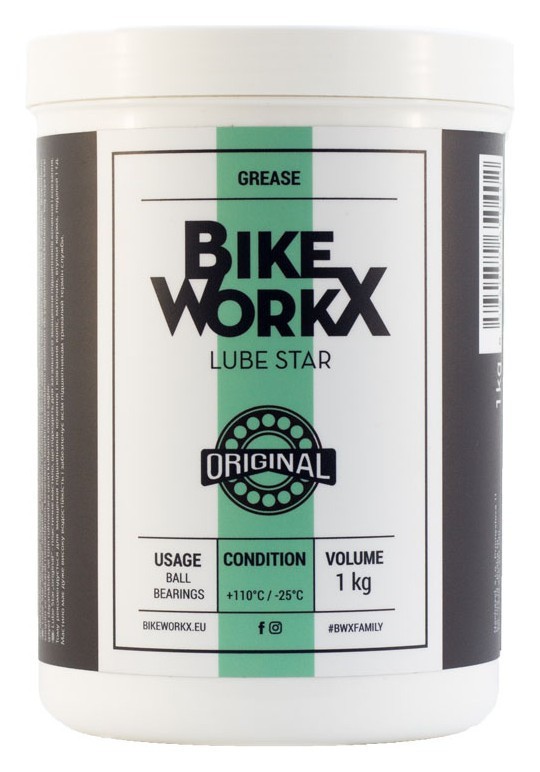 Густе Мастило BikeWorkX Lube Star Original банка 1 кг., OBOD_LUBE/1