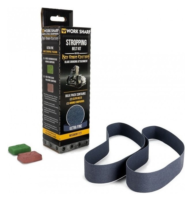 Work Sharp 2 тканинних ременя для WSKTS-KO+зелена паста "chromium oxide "+червона паста "ferric oxide", FNR_WSSAKO81121