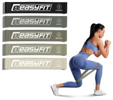 Резинки для фитнеса EasyFit MonoBand набор 5 шт