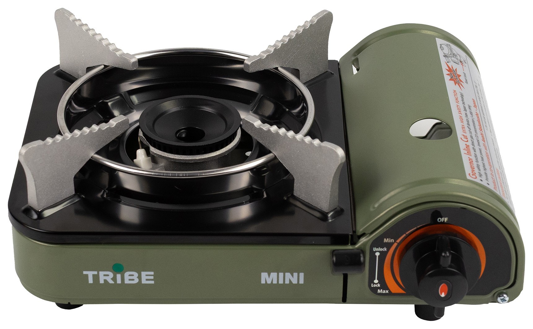 Газовая плита Tribe Mini портативная T-HD-0010, olive, T-HD-0010-olive