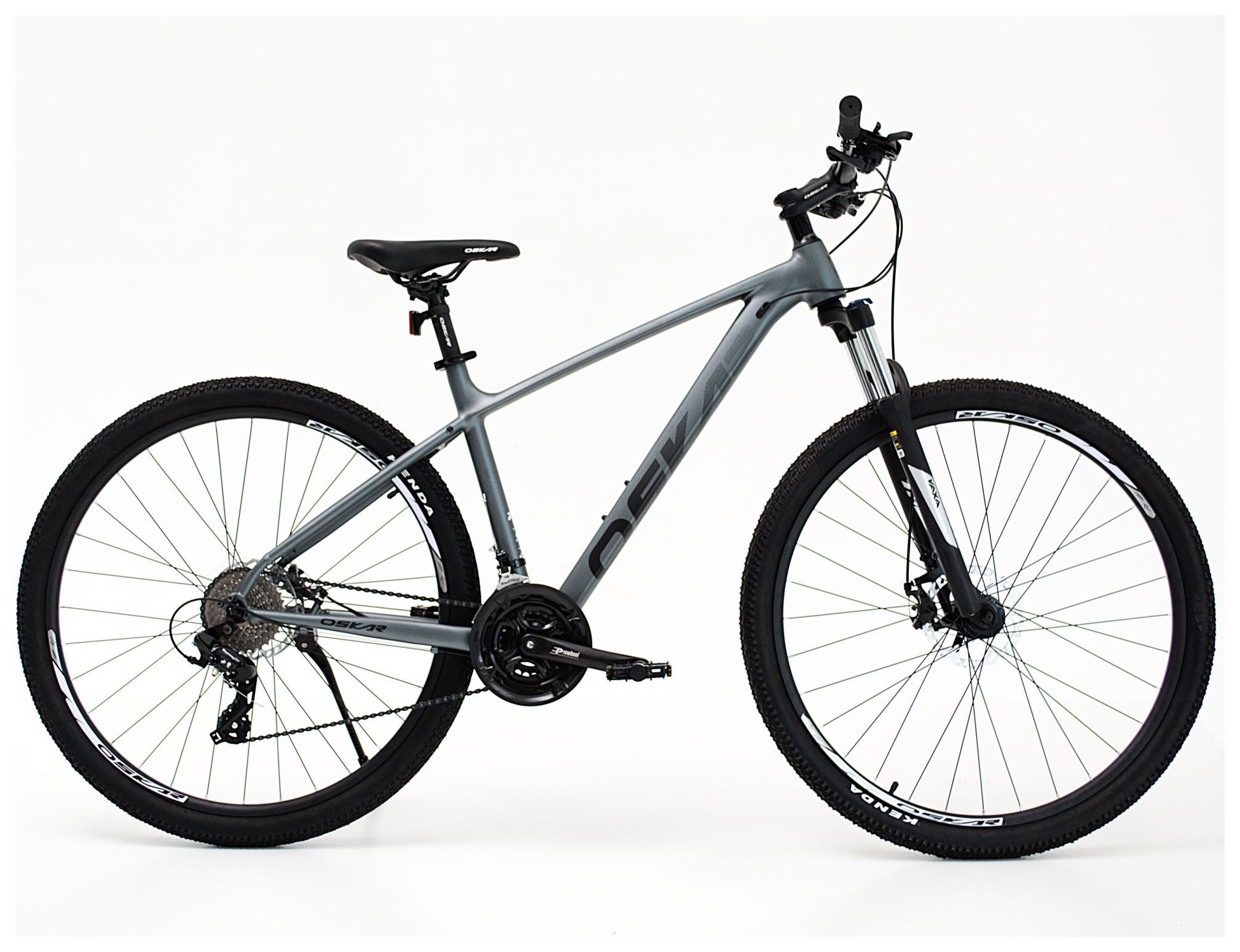 Велосипед Oskar 29" SHADOW 2.0 сірий матовий 2026, OSK_3531100027