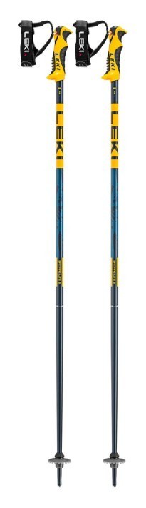 Палиці для гірських лиж для підлітків Leki SPITFIRE LITE S 100см Denim blue/aegean blue/mustard yellow (65065401-WRH), RCH_16521