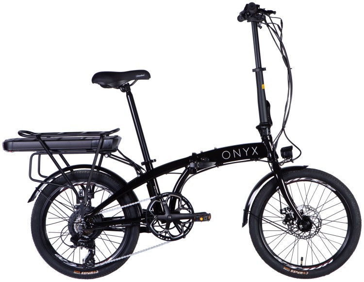 Велосипед с электроприводом 20" AL Dorozhnik eONYX DD CS рама-11" 48B 12.5А*ч 500Вт черный YS 728 2025, ELB-D-20-056