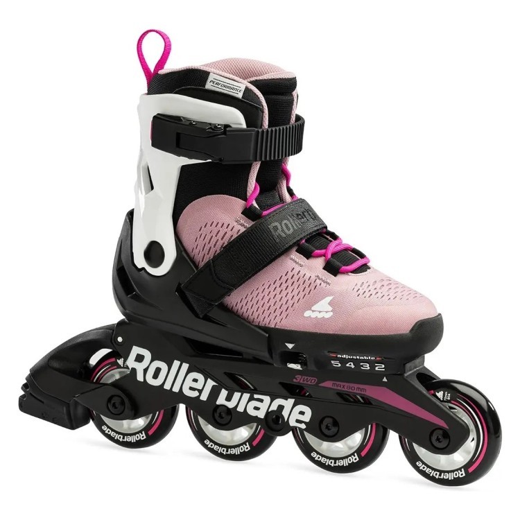 Ролики Rollerblade Microblade 2024 pink-white, 07221900-T93-36.5-40