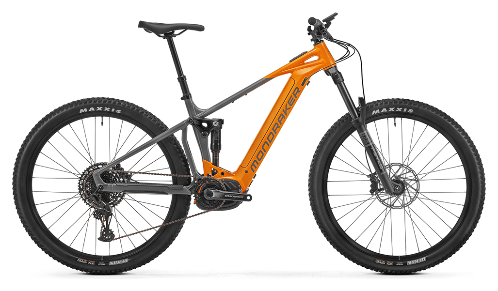 Электровелосипед MONDRAKER CHASER 29" 160mm, 625Wh Bosch Performance Line CX, Orange, L, 10.25310