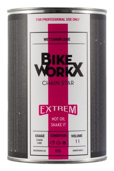 Мастило для ланцюга BikeWorkX Chain Star Extreme банка 1L, OBOD_CHAINE/1