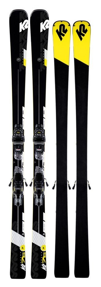 Ліжі гірські (комплект) K2 CHARGER+M3 11 TCX LIGHT QKCLK 175см Black/Yellow (10D0003.142.1+10C1004.142.1), RCH_22089