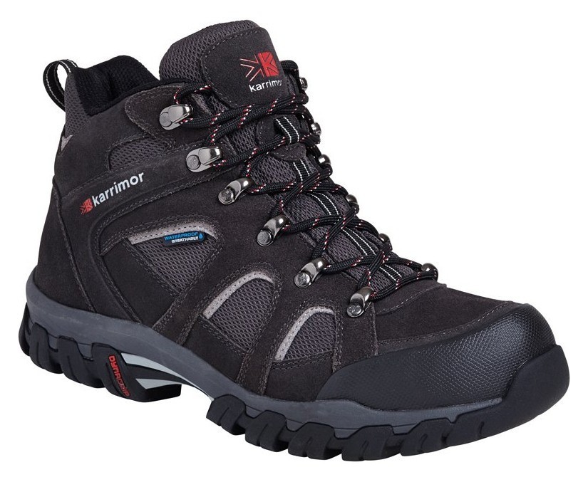 Ботинки трекинговые мужские Karrimor BODMIN MID 4 WEATHERTITE M 42 (8.0RUK) Dark brown (K748-DKB), RCH_11629
