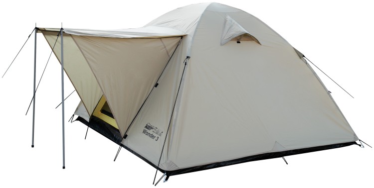 Палатка Tramp Lite Wonder 3 песочный UTLT-006-sand, UTLT-006-sand