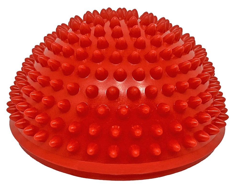 Полусфера массажная киндербол EasyFit 16 см мягкая красная, EFIT_EF-3001-R