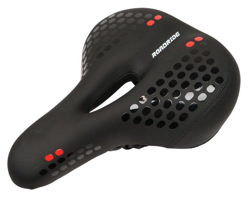 Седло с замком 270*195 мм AZ-N5 черный с красным, SAD-704