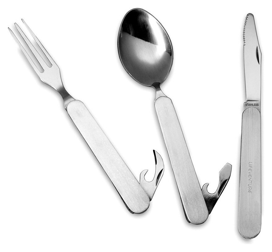 Lifeventure вилка, ложка, чем SS Folding, 9500