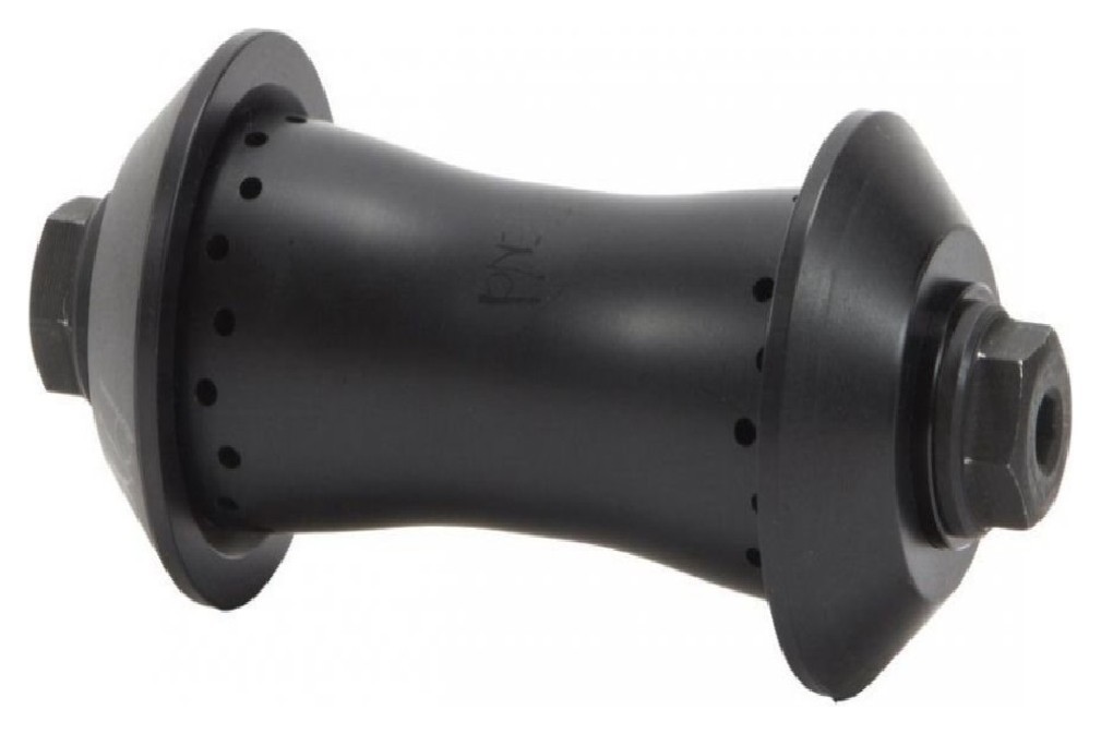 Втулка передняя Fiend Cab без фланцев 36H черная, VELD_HU-001BLK